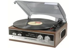 Soundmaster Chaîne Stéréo PL186H Brun - Chaînes Hifi