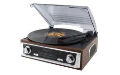 Soundmaster Chaîne Stéréo PL196H Brun - Chaînes Hifi