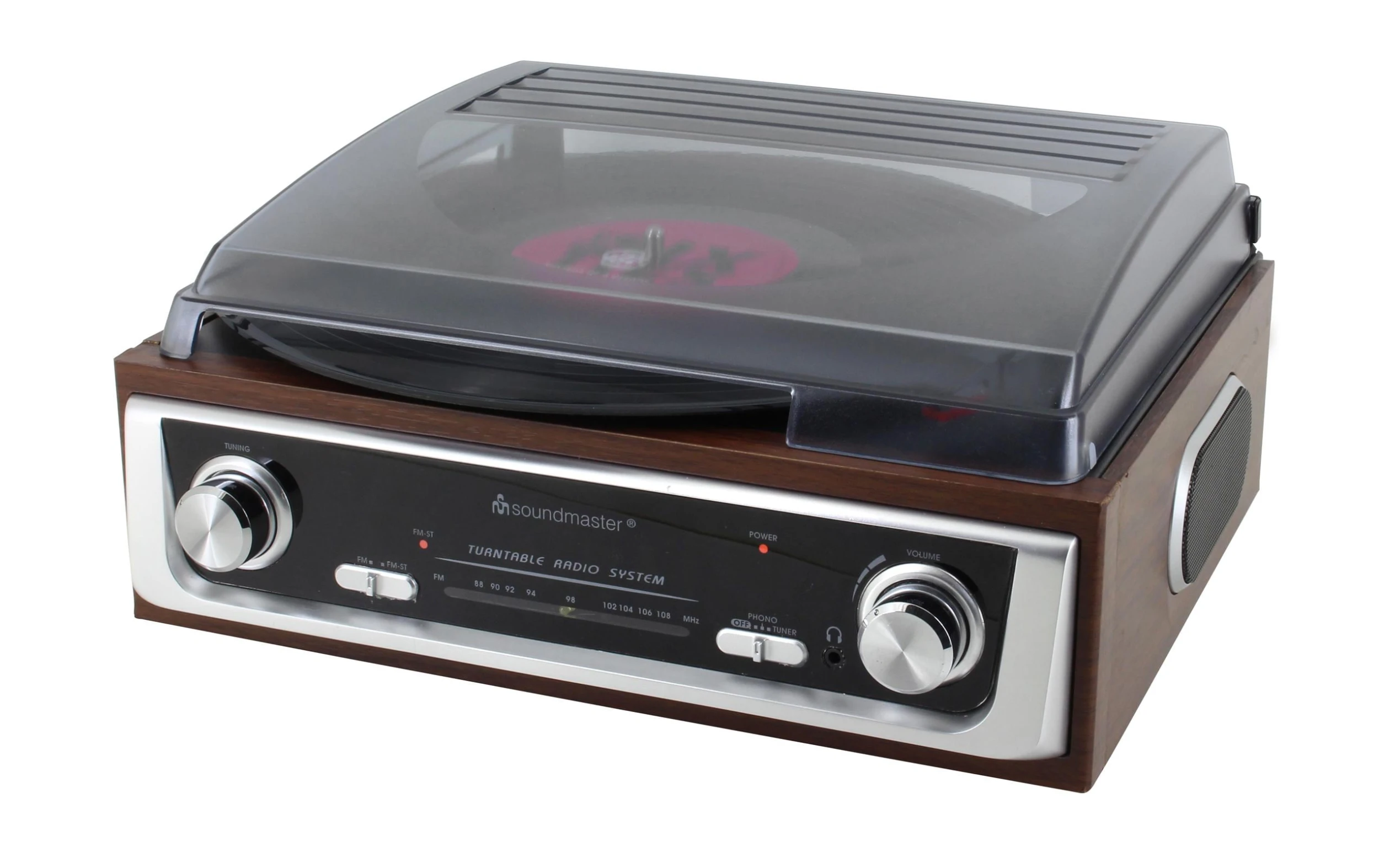 Soundmaster Chaîne Stéréo PL196H Brun - Chaînes Hifi 5 Soundmaster Chaîne Stéréo PL196H Brun - Chaînes Hifi – Image 3
