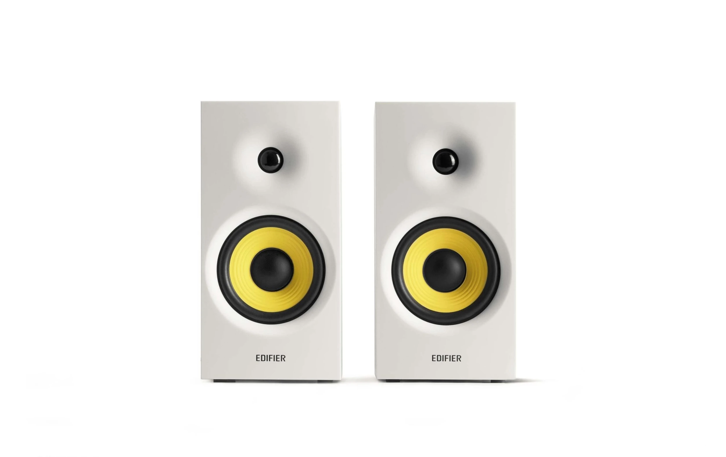 Edifier Paire D’enceintes D’étagère R1080BT Blanc - Cinéma à Domicile + Haut-parleurs Hifi 4 Edifier Paire D’enceintes D’étagère R1080BT Blanc - Cinéma à Domicile + Haut-parleurs Hifi – Image 2