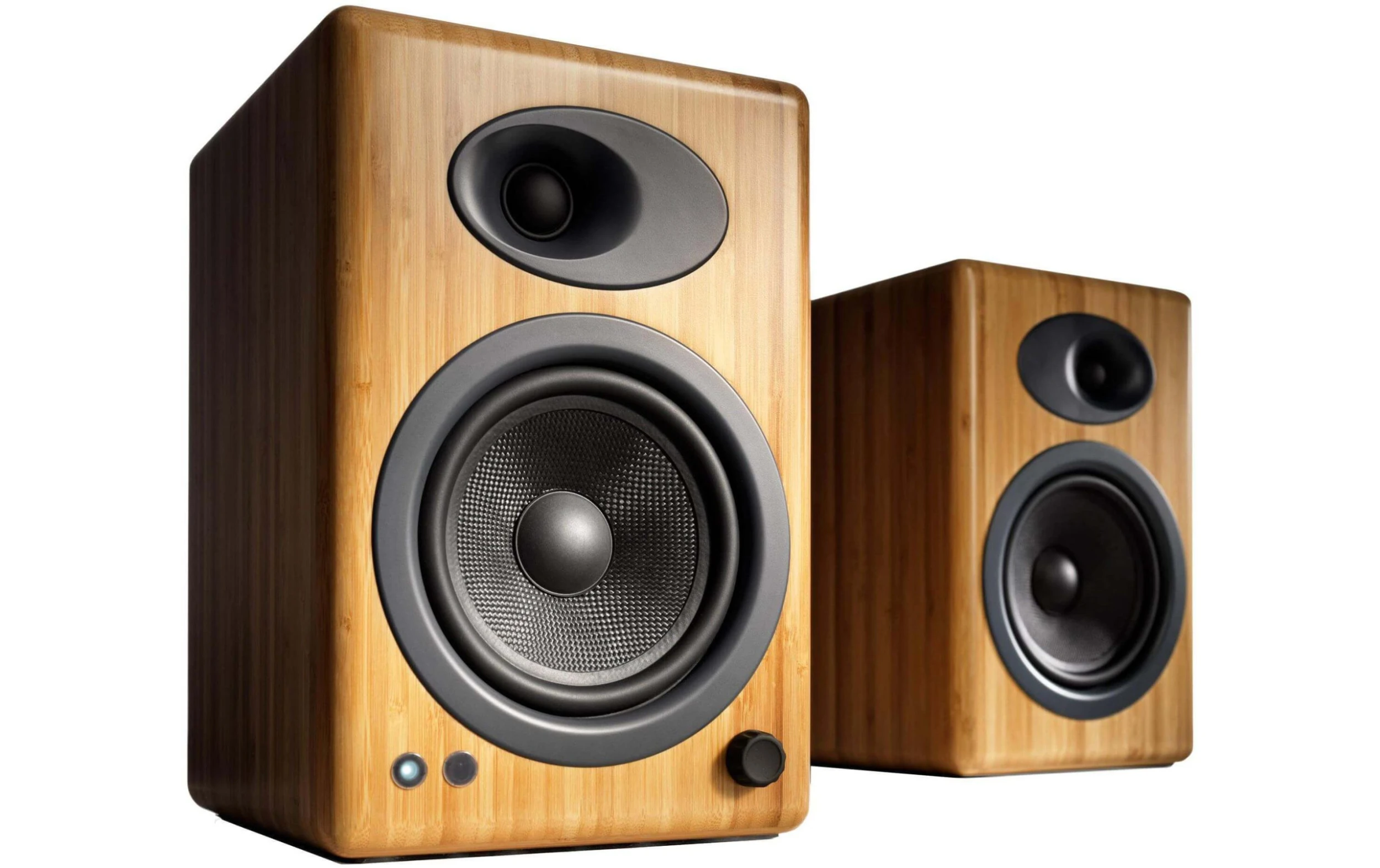 Audioengine Paire D’enceintes D’étagère A5+ Wireless Brun - Cinéma à Domicile + Haut-parleurs Hifi 3 Audioengine Paire D’enceintes D’étagère A5+ Wireless Brun - Cinéma à Domicile + Haut-parleurs Hifi