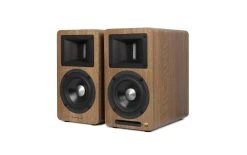 Edifier Paire D’enceintes D’étagère Airpulse A80 Noix - Cinéma à Domicile + Haut-parleurs Hifi