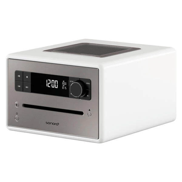 Sonoro QUBO Blanc DAB+, FM Bluetooth, CD Player - Chaînes Hifi 5 Sonoro QUBO Blanc DAB+, FM Bluetooth, CD Player - Chaînes Hifi – Image 3