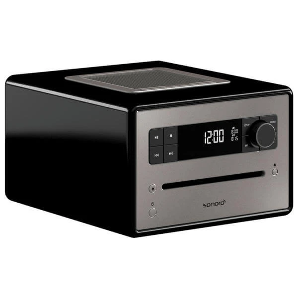 Sonoro QUBO Noir DAB+, FM Bluetooth, CD Player - Chaînes Hifi 5 Sonoro QUBO Noir DAB+, FM Bluetooth, CD Player - Chaînes Hifi – Image 3