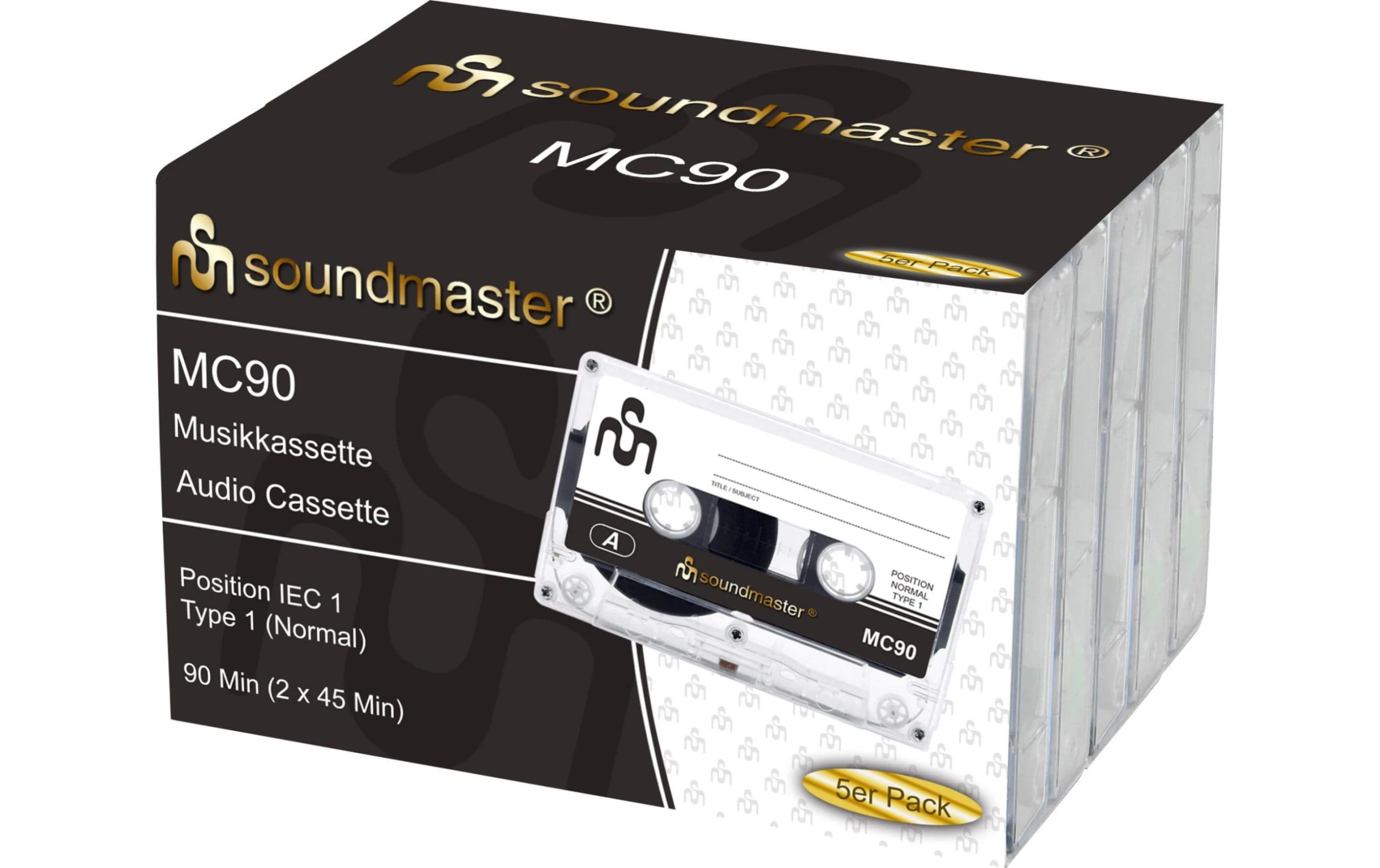 CE-Scouting CE Audio-Cassette Soundmaster MC90 Paquet De 5 - AV + Récepteur ⋅ Composants Hifi 3 CE-Scouting CE Audio-Cassette Soundmaster MC90 Paquet De 5 - AV + Récepteur ⋅ Composants Hifi