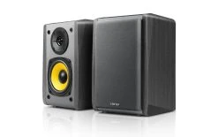 Edifier Paire D’enceintes D’étagère R1010BT Noir - Cinéma à Domicile + Haut-parleurs Hifi