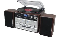 Soundmaster Chaîne Stéréo MCD5550DBR Marron - Chaînes Hifi