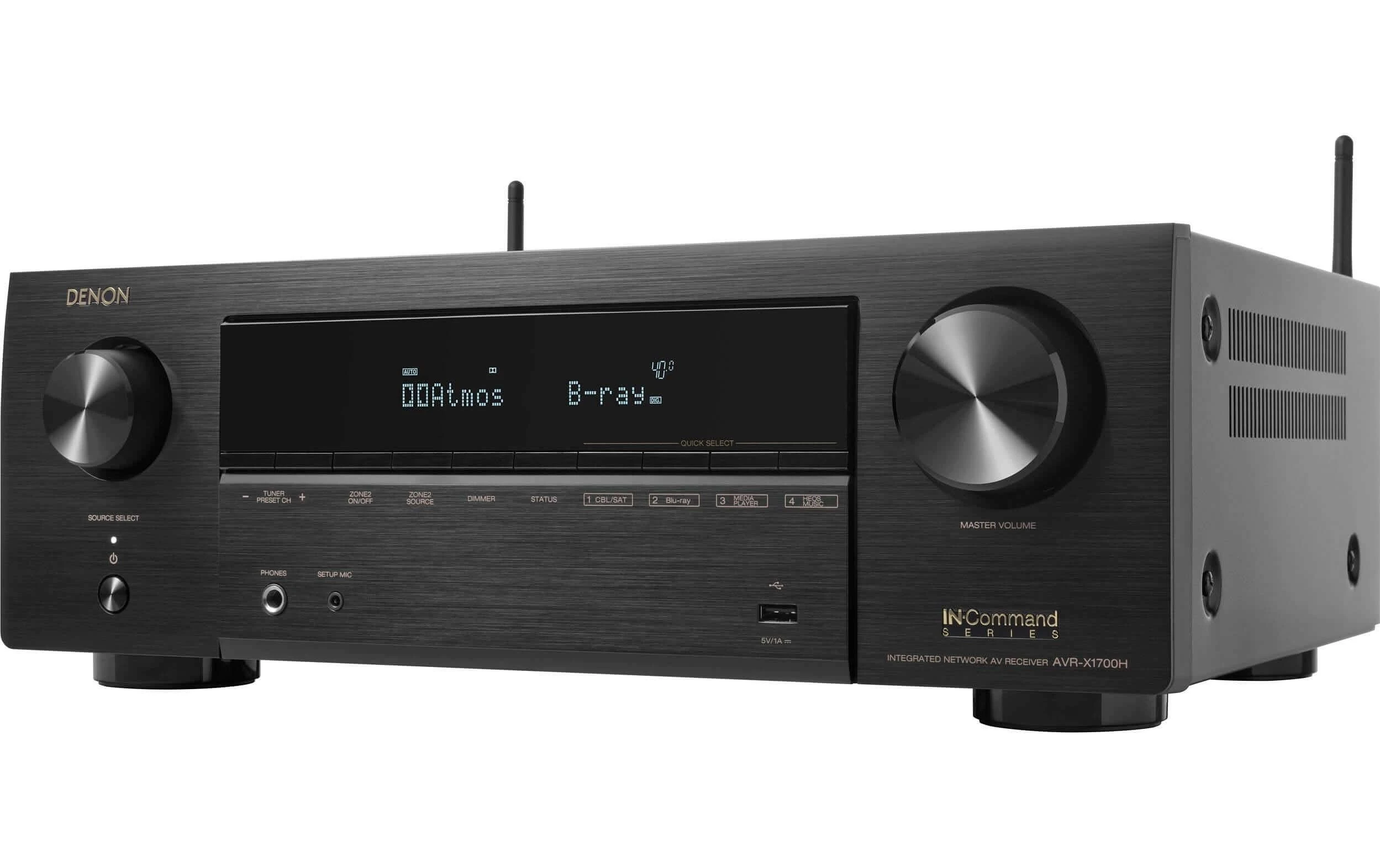 Denon Récepteur AV AVR-X1700H Noir - AV + Récepteur ⋅ Composants Hifi 3 Denon Récepteur AV AVR-X1700H Noir - AV + Récepteur ⋅ Composants Hifi