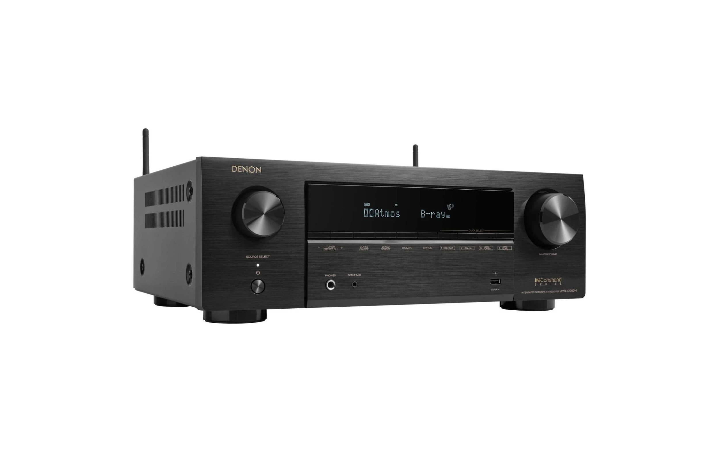 Denon Récepteur AV AVR-X1700H Noir - AV + Récepteur ⋅ Composants Hifi 4 Denon Récepteur AV AVR-X1700H Noir - AV + Récepteur ⋅ Composants Hifi – Image 2